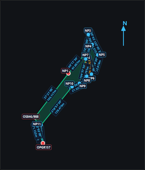 GeoInfinia 2D CAD Canvas Preview